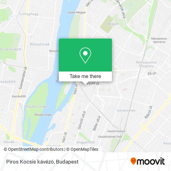 Piros Kocsis kávézó map