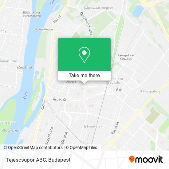 Tejescsupor ABC map
