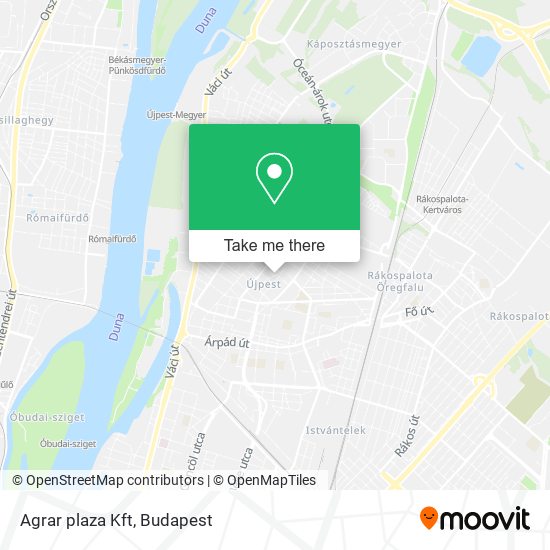 Agrar plaza Kft map