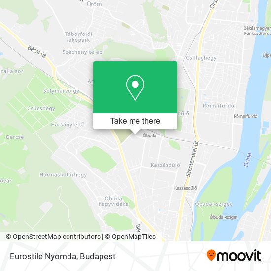 Eurostile Nyomda map