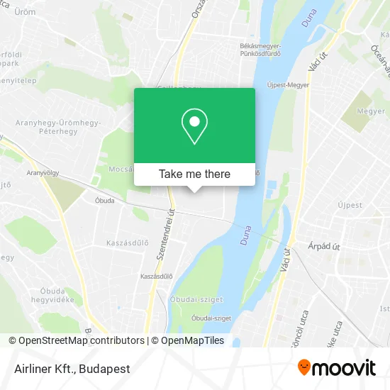 Airliner Kft. map