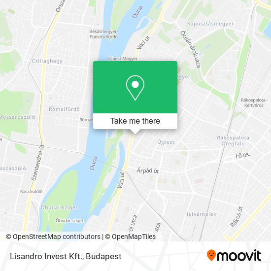 Lisandro Invest Kft. map