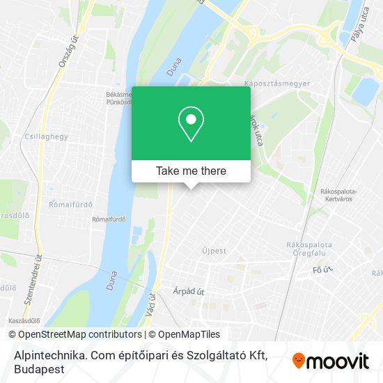 Alpintechnika. Com építőipari és Szolgáltató Kft map
