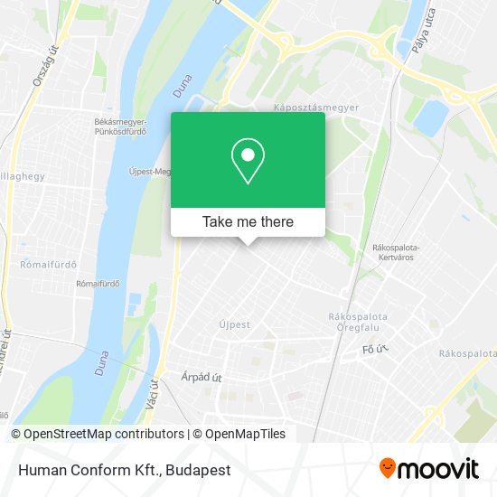 Human Conform Kft. map