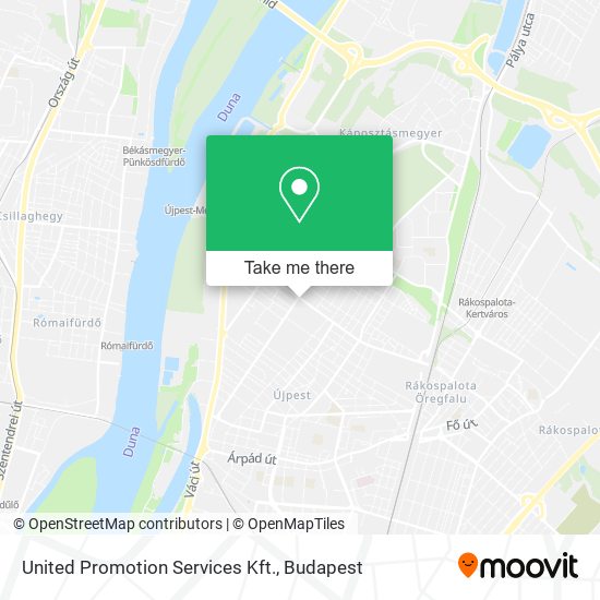 United Promotion Services Kft. map