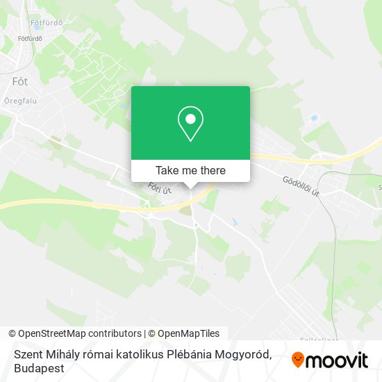 Szent Mihály római katolikus Plébánia Mogyoród map