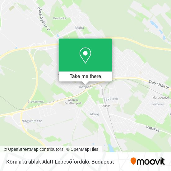 Köralakú ablak Alatt Lépcsőforduló map