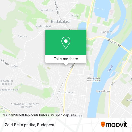 Zöld Béka patika map