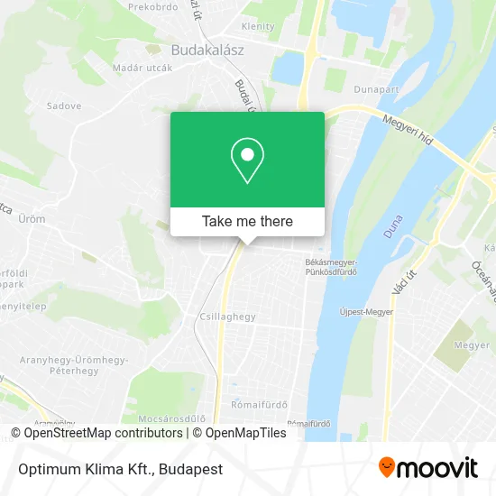 Optimum Klima Kft. map
