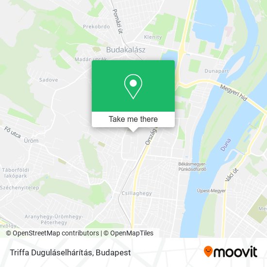 Triffa Duguláselhárítás map