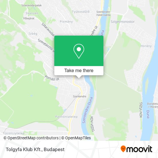 Tolgyfa Klub Kft. map