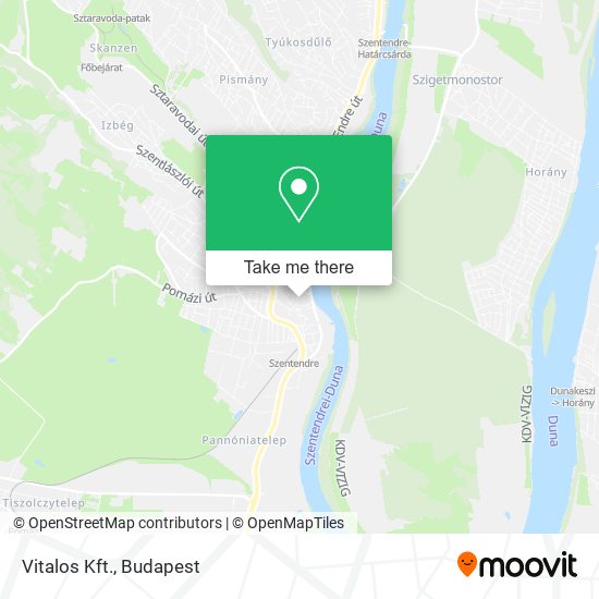 Vitalos Kft. map