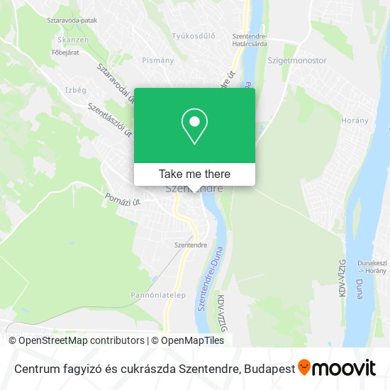 Centrum fagyizó és cukrászda Szentendre map