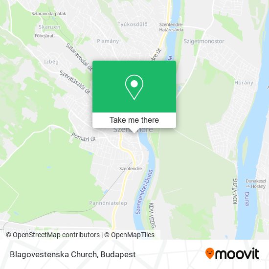 Blagovestenska Church map