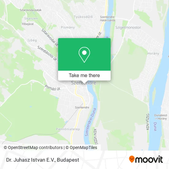 Dr. Juhasz Istvan E.V. map