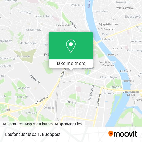Laufenauer utca 1 map
