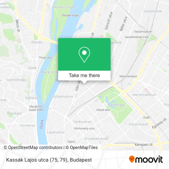 Kassák Lajos utca (75, 79) map