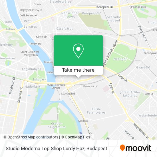 Studio Moderna Top Shop Lurdy Ház map