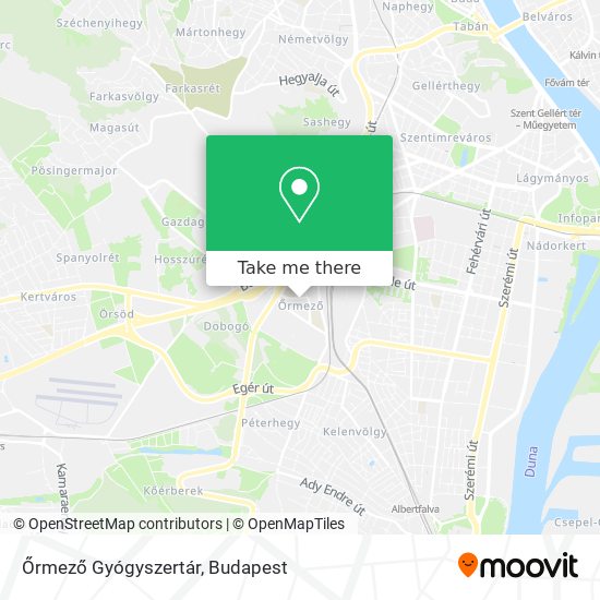 Őrmező Gyógyszertár map