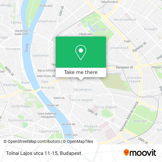 Tolnai Lajos utca 11-15 map