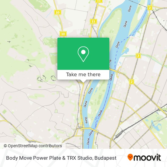 Body Move Power Plate & TRX Studio map