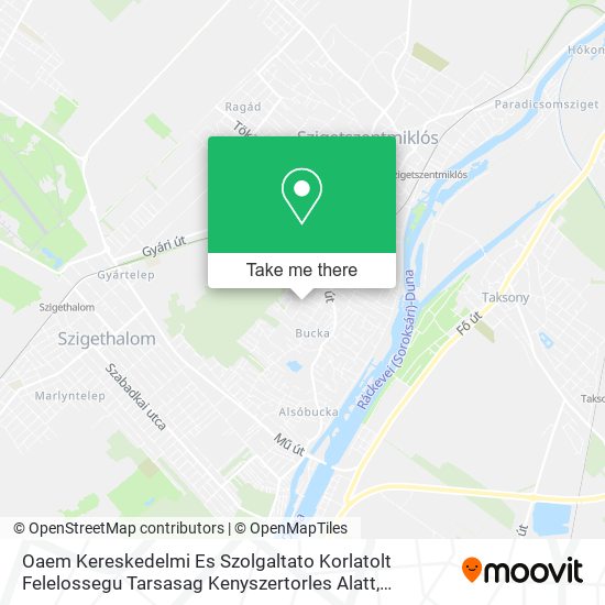 Oaem Kereskedelmi Es Szolgaltato Korlatolt Felelossegu Tarsasag Kenyszertorles Alatt map