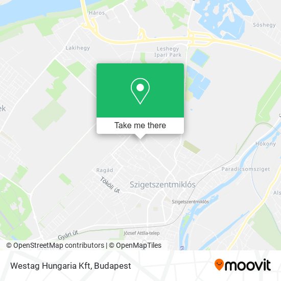 Westag Hungaria Kft map