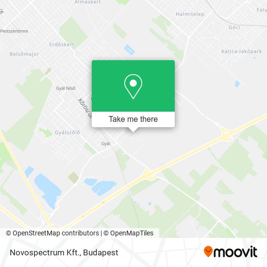 Novospectrum Kft. map