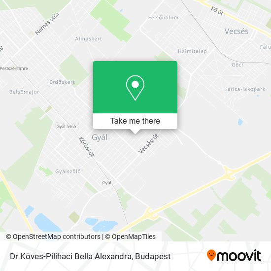Dr Köves-Pilihaci Bella Alexandra map