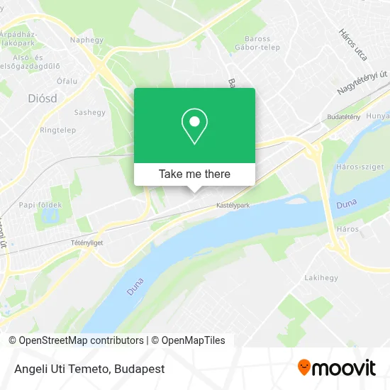 Angeli Uti Temeto map