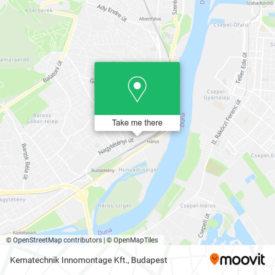 Kematechnik Innomontage Kft. map