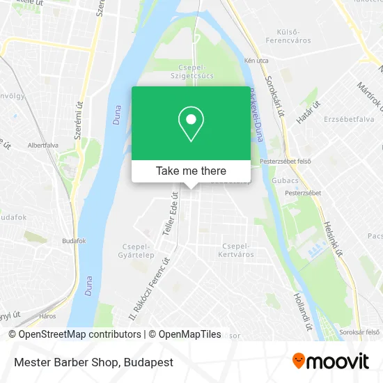 Mester Barber Shop map