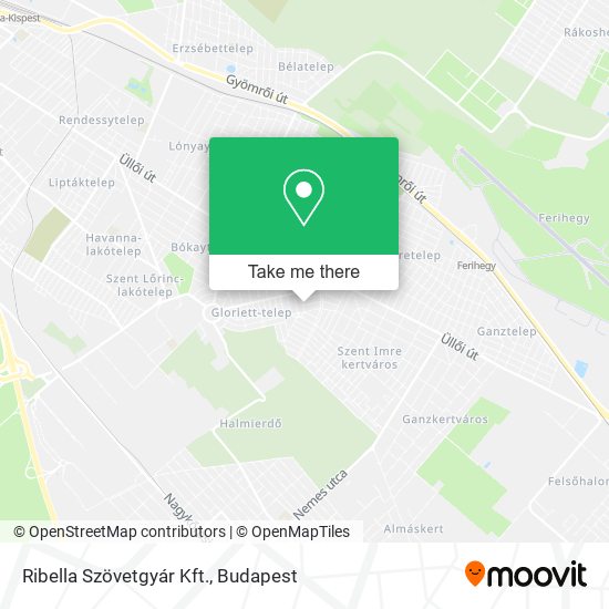 Ribella Szövetgyár Kft. map