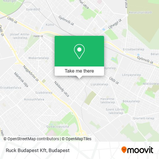 Ruck Budapest Kft map