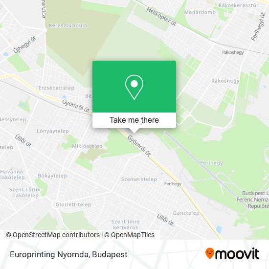 Europrinting Nyomda map