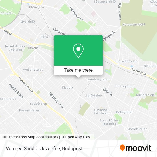 Vermes Sándor Józsefné map