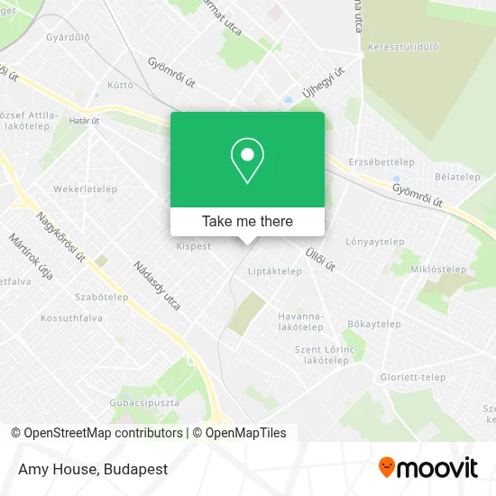 Amy House map