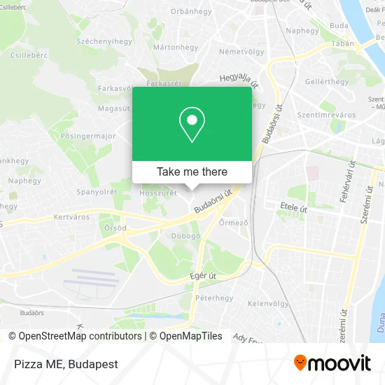 Pizza ME map