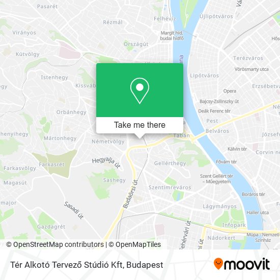 Tér Alkotó Tervező Stúdió Kft map