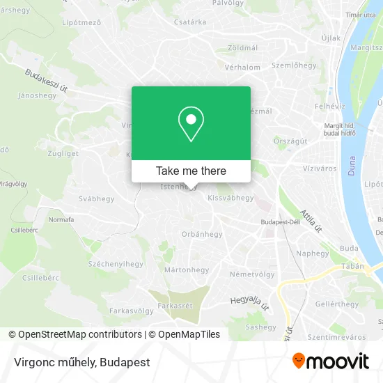 Virgonc műhely map