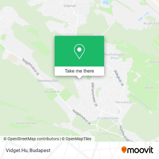 Vidget.Hu map