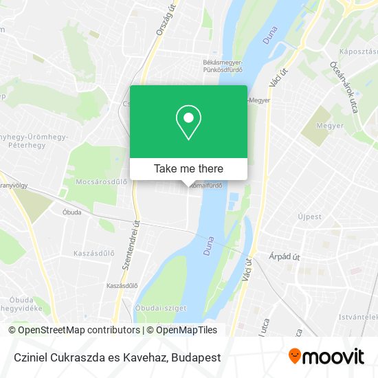 Cziniel Cukraszda es Kavehaz map