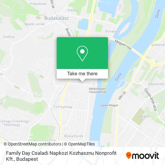 Family Day Csaladi Napkozi Kozhasznu Nonprofit Kft. map