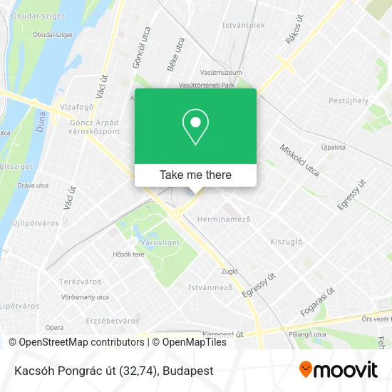 Kacsóh Pongrác út (32,74) map