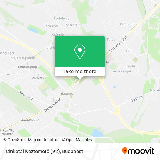Cinkotai Köztemető (92) map