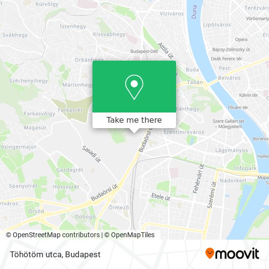 Töhötöm utca map