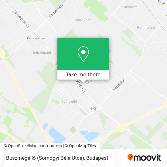 Buszmegálló (Somogyi Béla Utca) map
