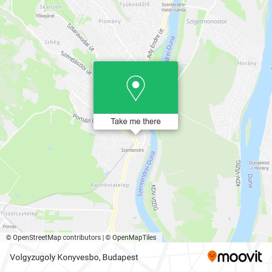 Volgyzugoly Konyvesbo map