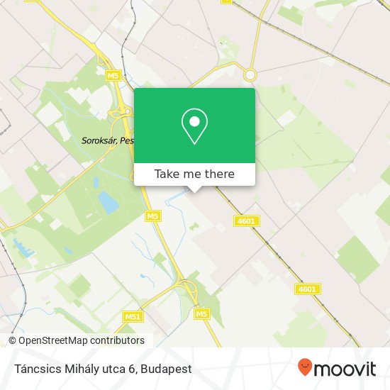 Táncsics Mihály utca 6 map