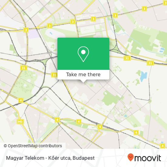 Magyar Telekom - Kőér utca map